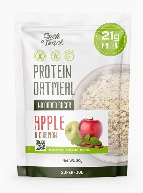 Protein Oatmeal Apple & Cinnamon