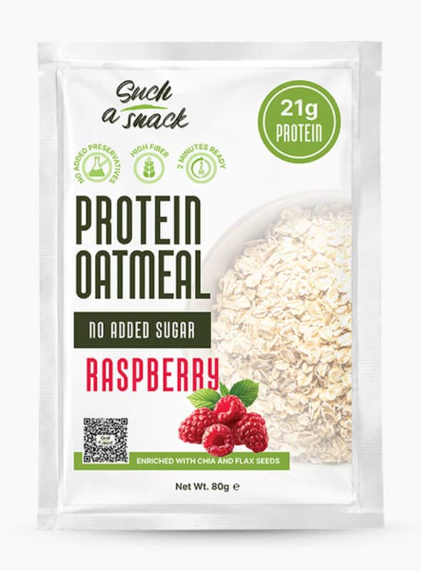 Protein Oatmeal Raspberry
